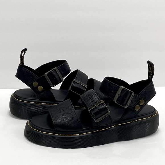 NEW DR MARTENS GRYPHON WOMEN'S PLATFORM GLADIATOR SANDALS - Picture 4 of 13